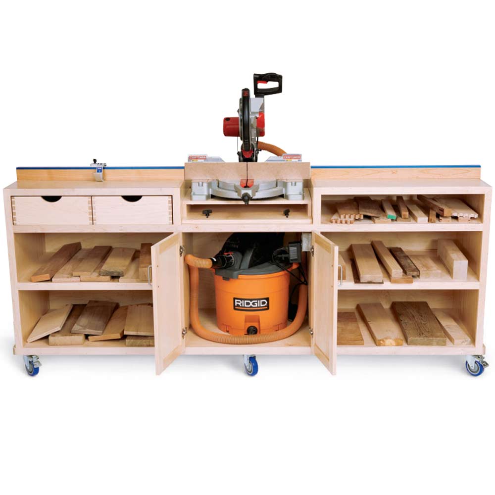 Woodworker's Journal - Ultimate Miter Saw Stand Plan | Rockler Woodworking  and Hardware