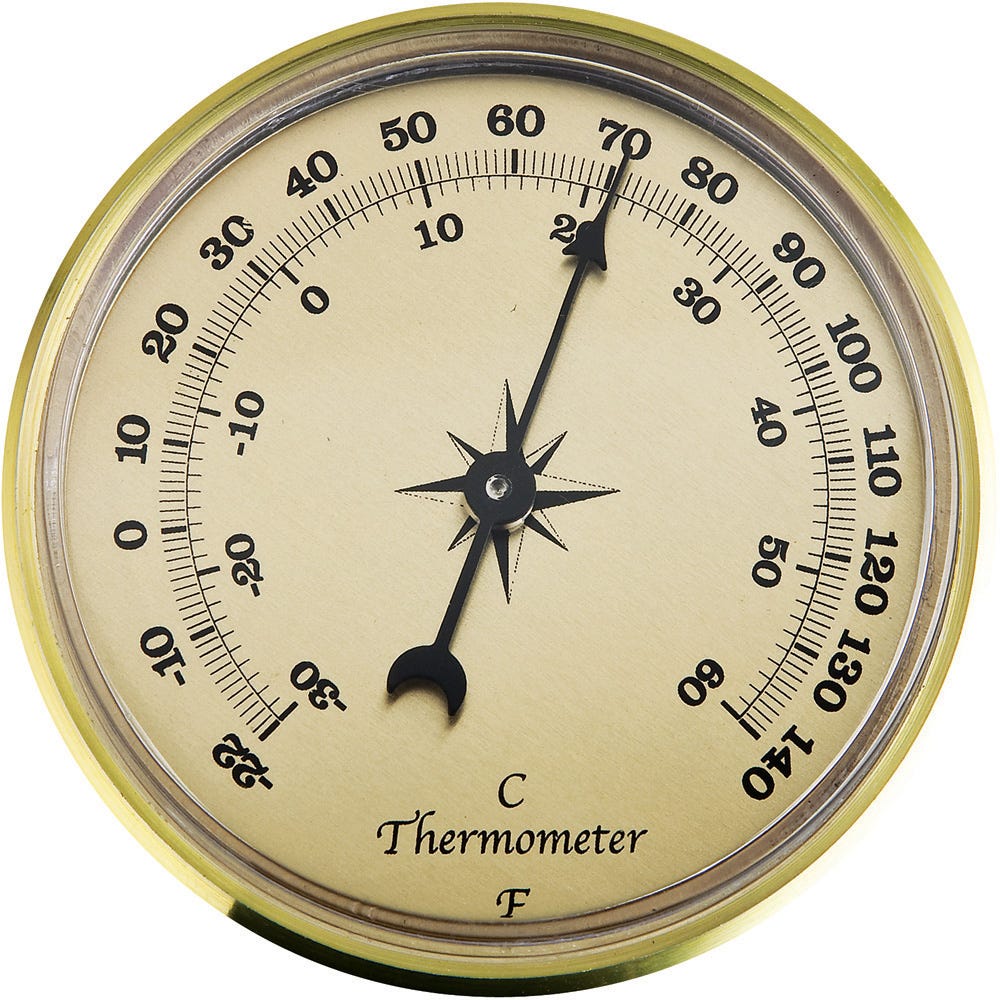 RUNLAIKEJI Barometers for The Home, 100mm Diameter Weather