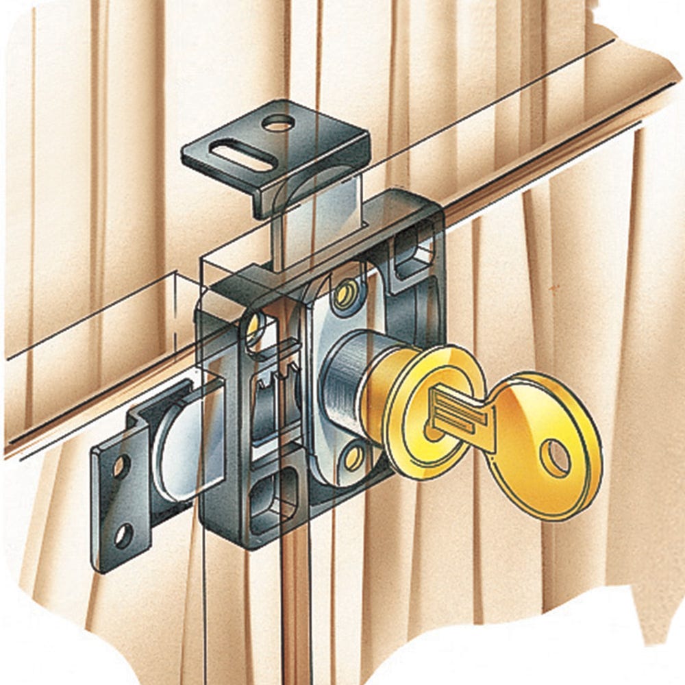 1-3/8 Pin Tumbler Cabinet Door Lock