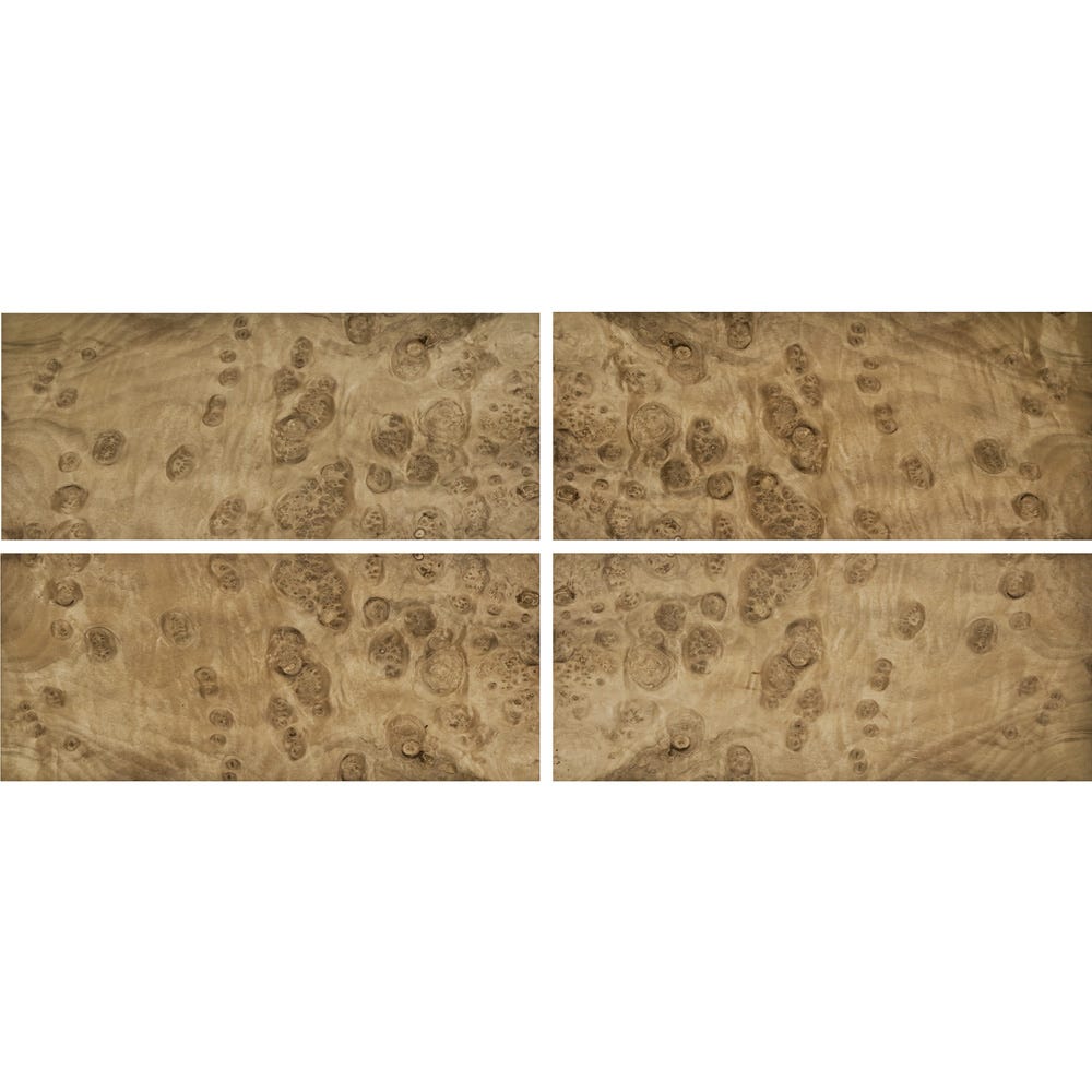 Walnut Burl Sequenced Matched 4-Way Veneer Pack | Rockler 