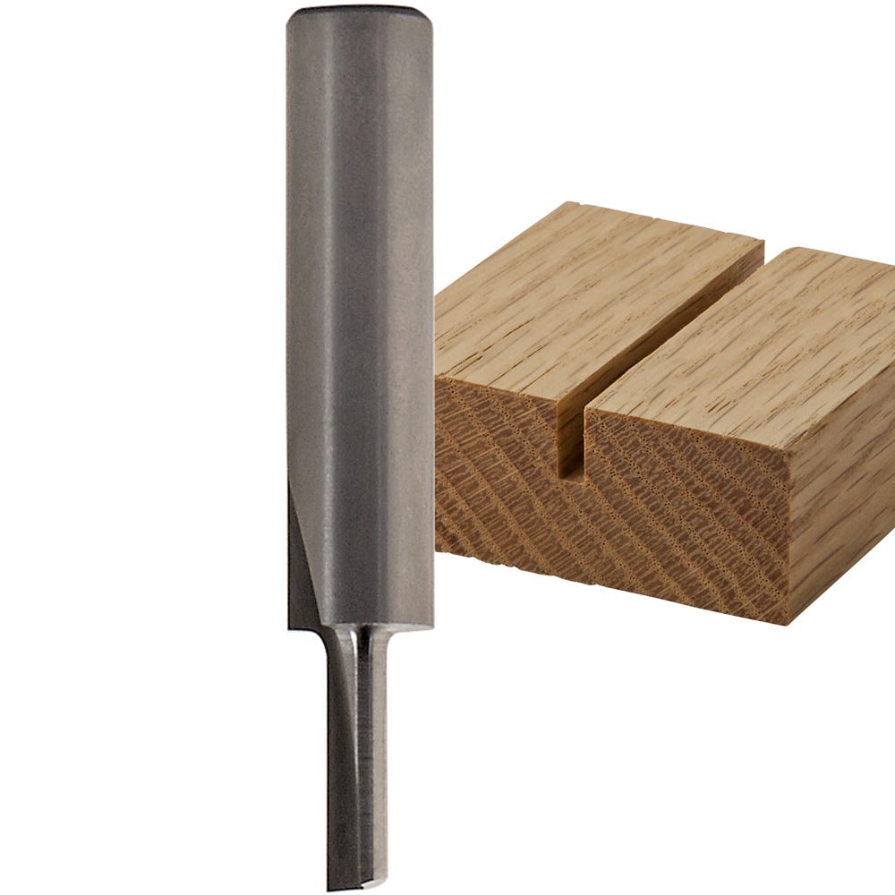 Freud Single Flute Straight Router Bits | Rockler Woodworking and Hardware