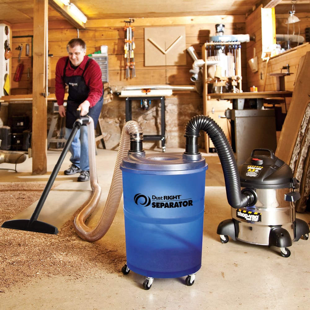 This Device KEEPS 99% OF DEBRIS Out Of Your Shop Vac!! (Dust Stopper/Dust  Deputy/Dust Collector) 