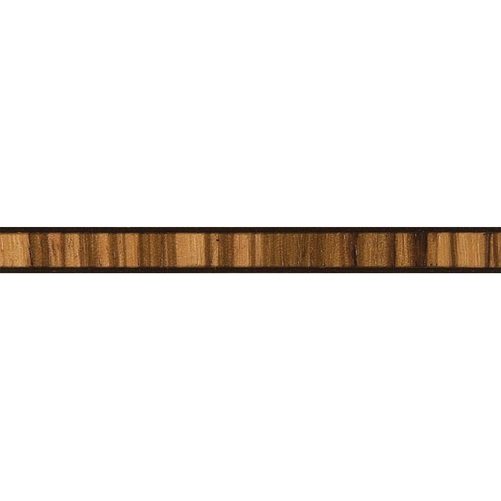 Maple Black Zebrawood Striped Inlay Banding, 5/16