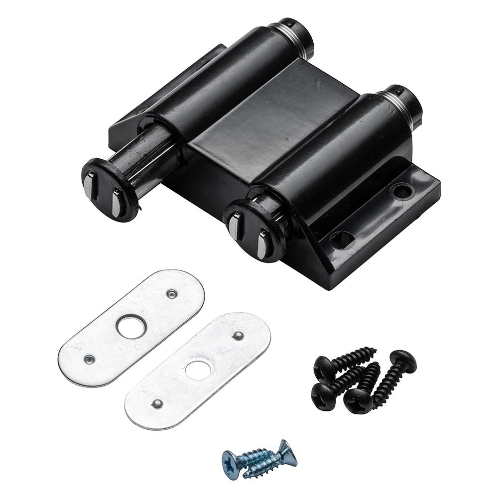 Rockler Double Magnetic Touch Latch, Black