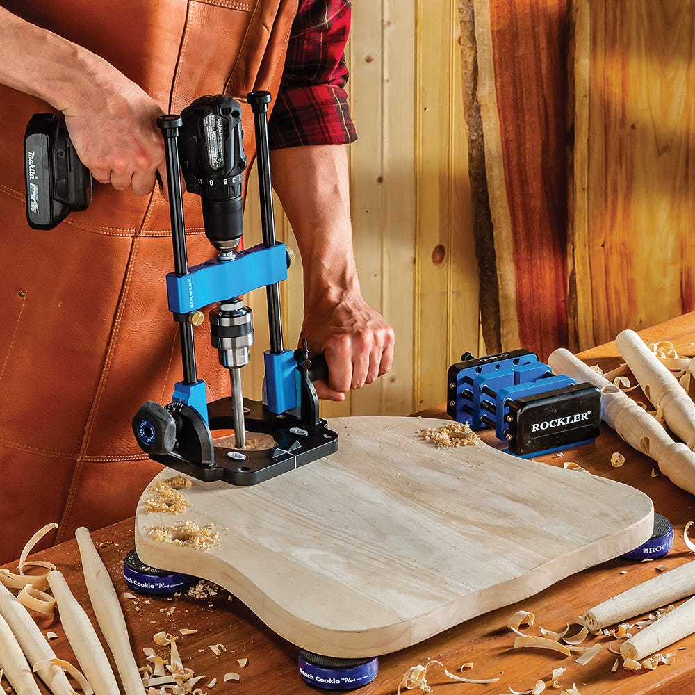 Rockler Portable Drill Guide with Vise