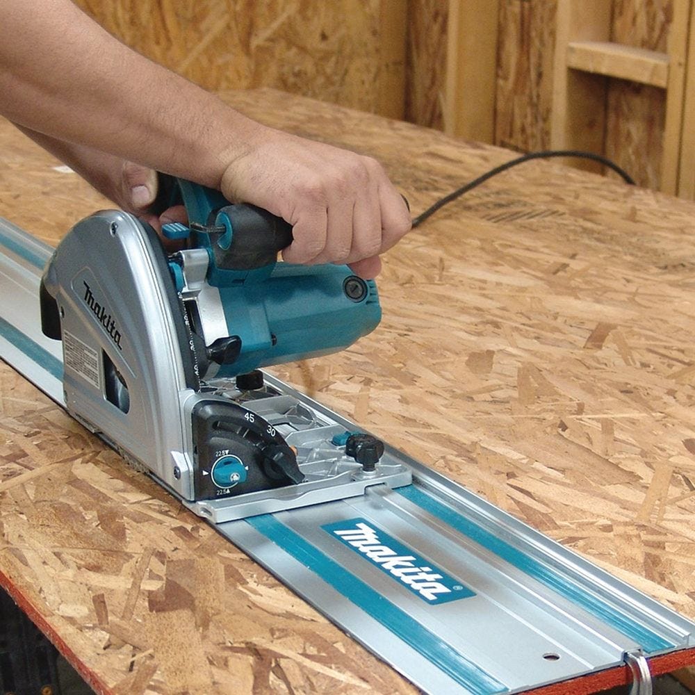 Makita 6-1/2'' Plunge-Cut Circular Saw with 55'' Guide Rail | Rockler  Woodworking and Hardware