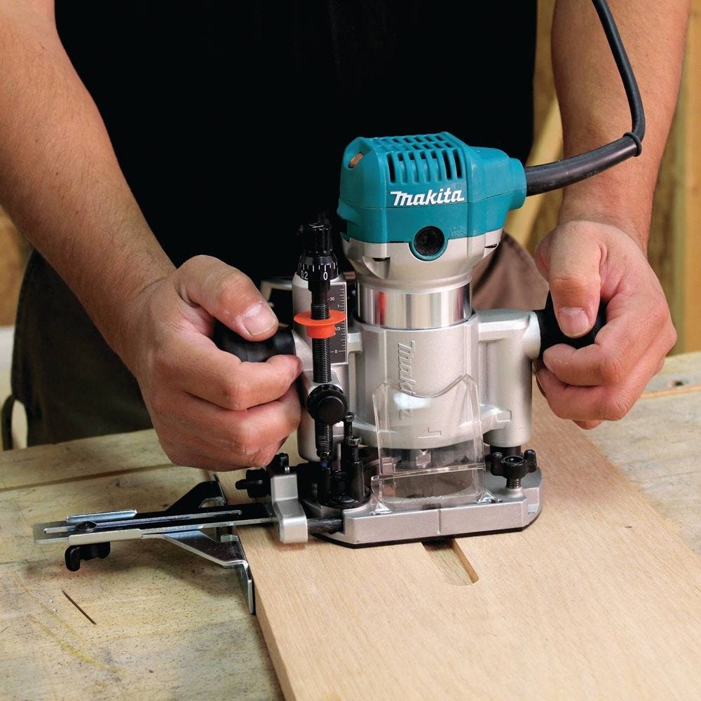 Makita RT0701CX7 1-1/4 HP Compact Router Kit | Rockler Woodworking and  Hardware