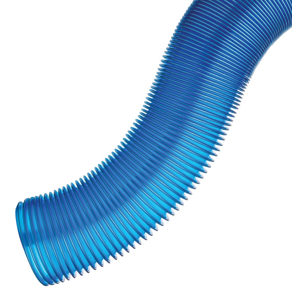 4'' Dia. Dust Right® Hose, 4' L Compressed, Extends to 28' L | Rockler  Woodworking and Hardware