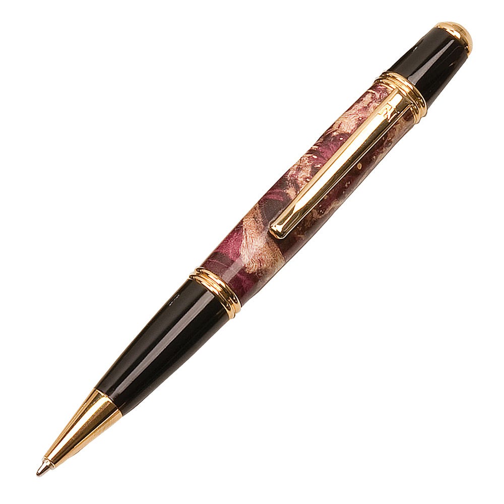 American Holly Magnum Bolt Action Pen A With 24 kt. Gold Accents - Free discount Shipping