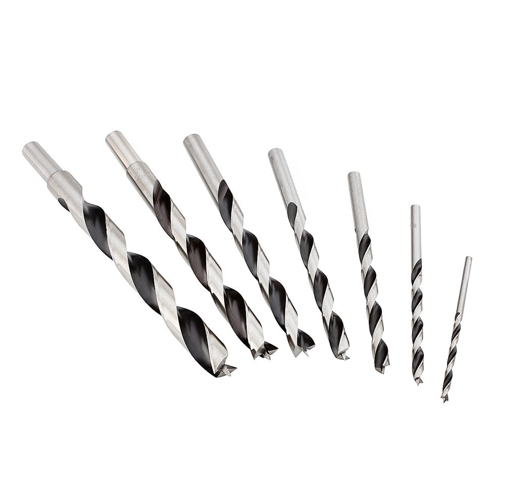 Fisch 7-Piece Imperial Brad Point Drill Bit Set