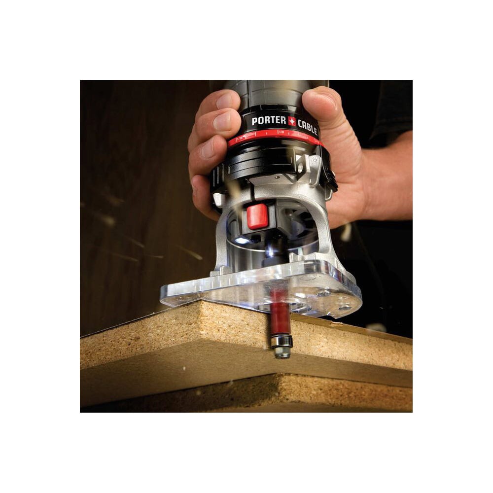 Porter-Cable 4.5 Amp 1/4'' Palm Router | Rockler Woodworking and Hardware