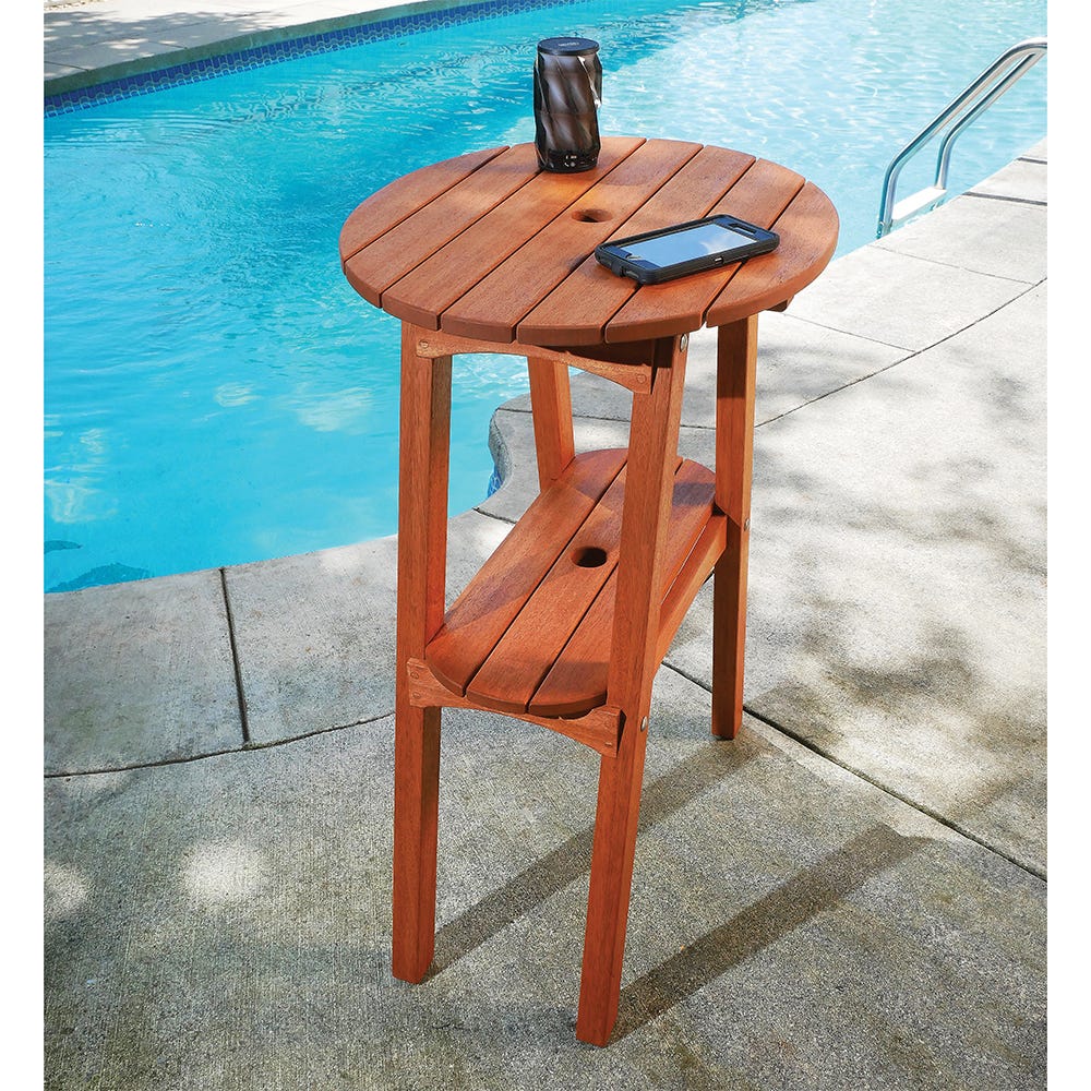 Rockler Bar-Height Adirondack Table Plan with Cardboard Templates