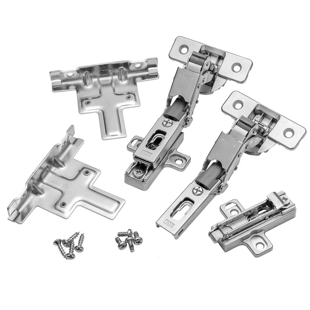 Salice Snap-Close 110 3/8'' Rabbeted Door Hinges, Face Frame