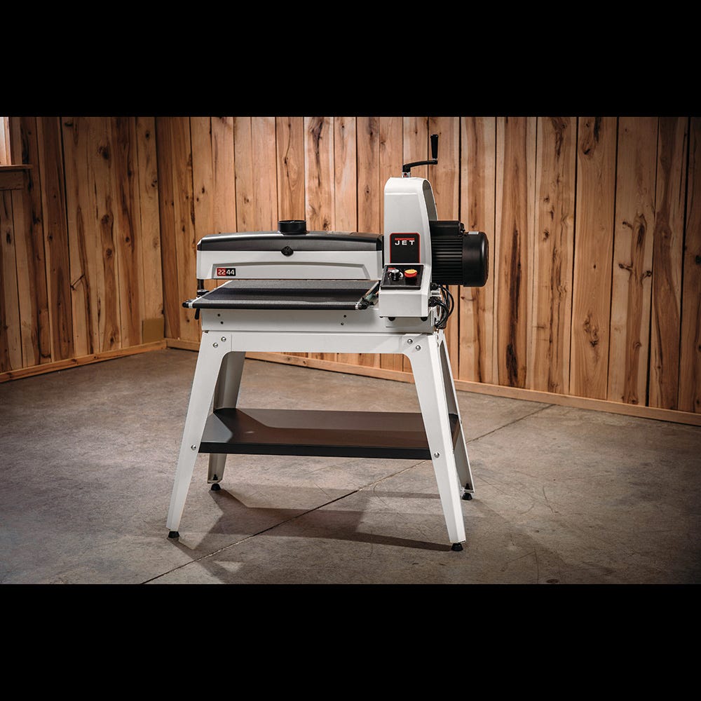 Jet 2244 22'' Drum Sander With Open Stand| Rockler Woodworking and Hardware