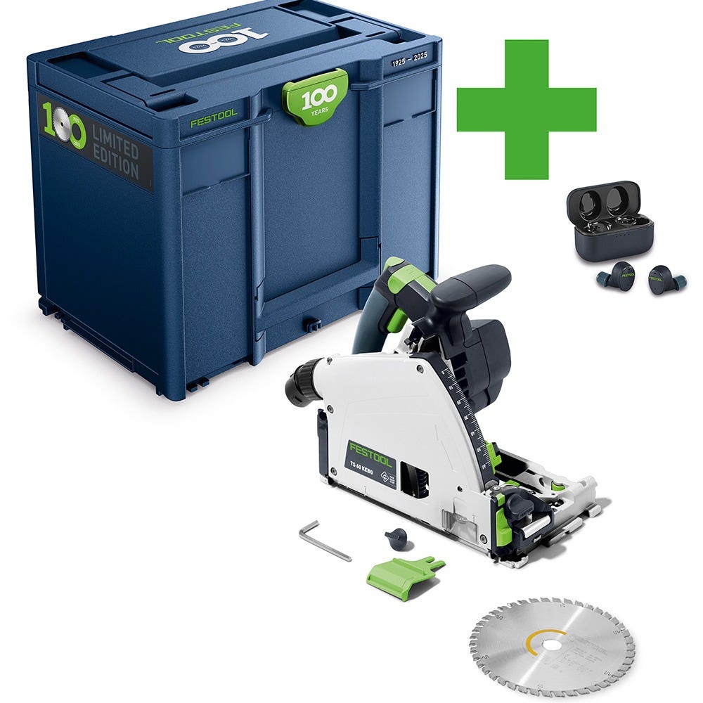 Festool Limited Edition 100 Years Track Saw TS 60 KEBQ-Plus (578218)