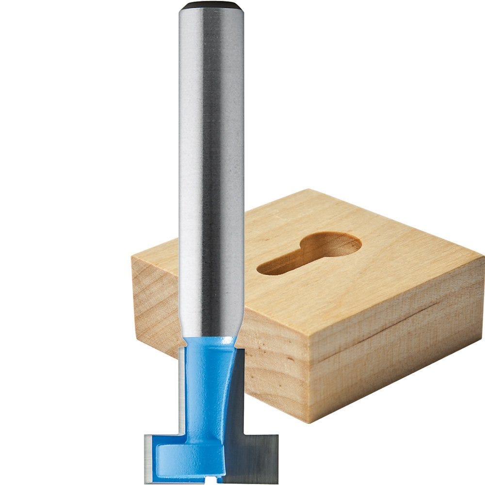 Keyhole Slot Router Bits | Rockler Woodworking and Hardware