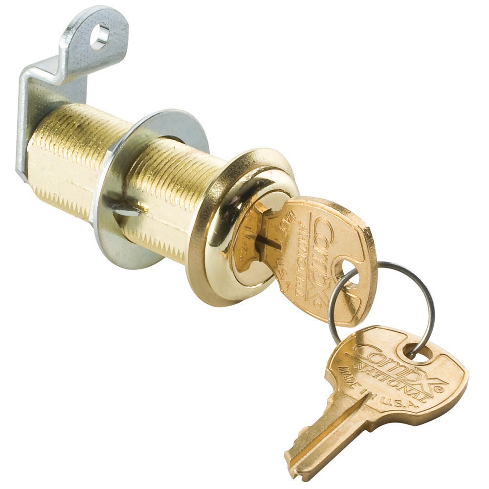 Brass Door Stop Lock Invisible Wooden Cabinet Door Lock Closet