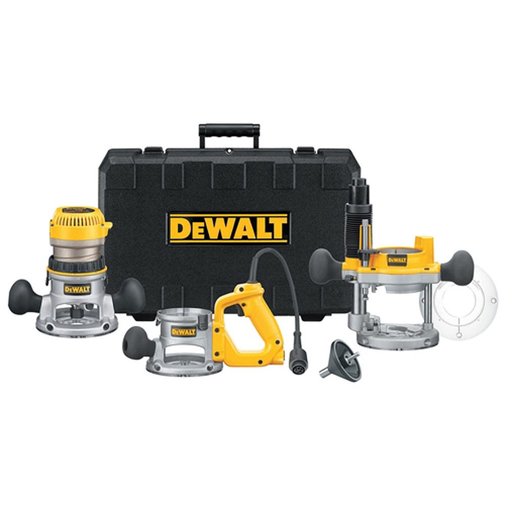 Dewalt DW616PK Heavy-Duty 1-3/4 HP (maximum motor HP) Fixed Base / Plunge  Router Combo Kit | Rockler Woodworking and Hardware