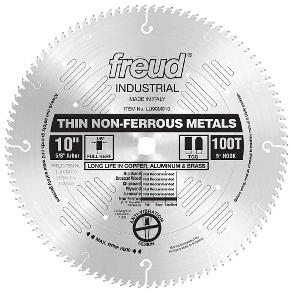 Freud® LU90M Industrial Thin Non-Ferrous Metal Saw Blades | Rockler  Woodworking and Hardware