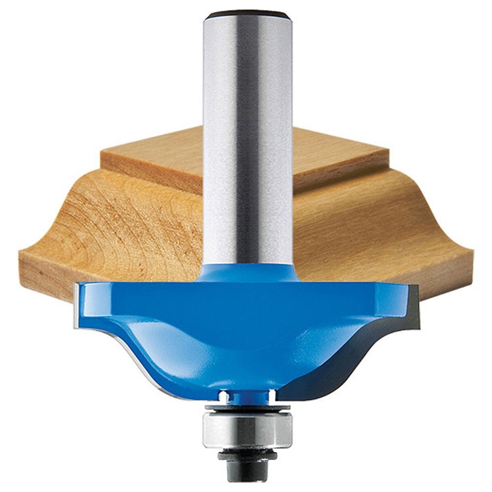 1-7/8'' Ogee Base Molding Router Bit | Rockler Woodworking and Hardware