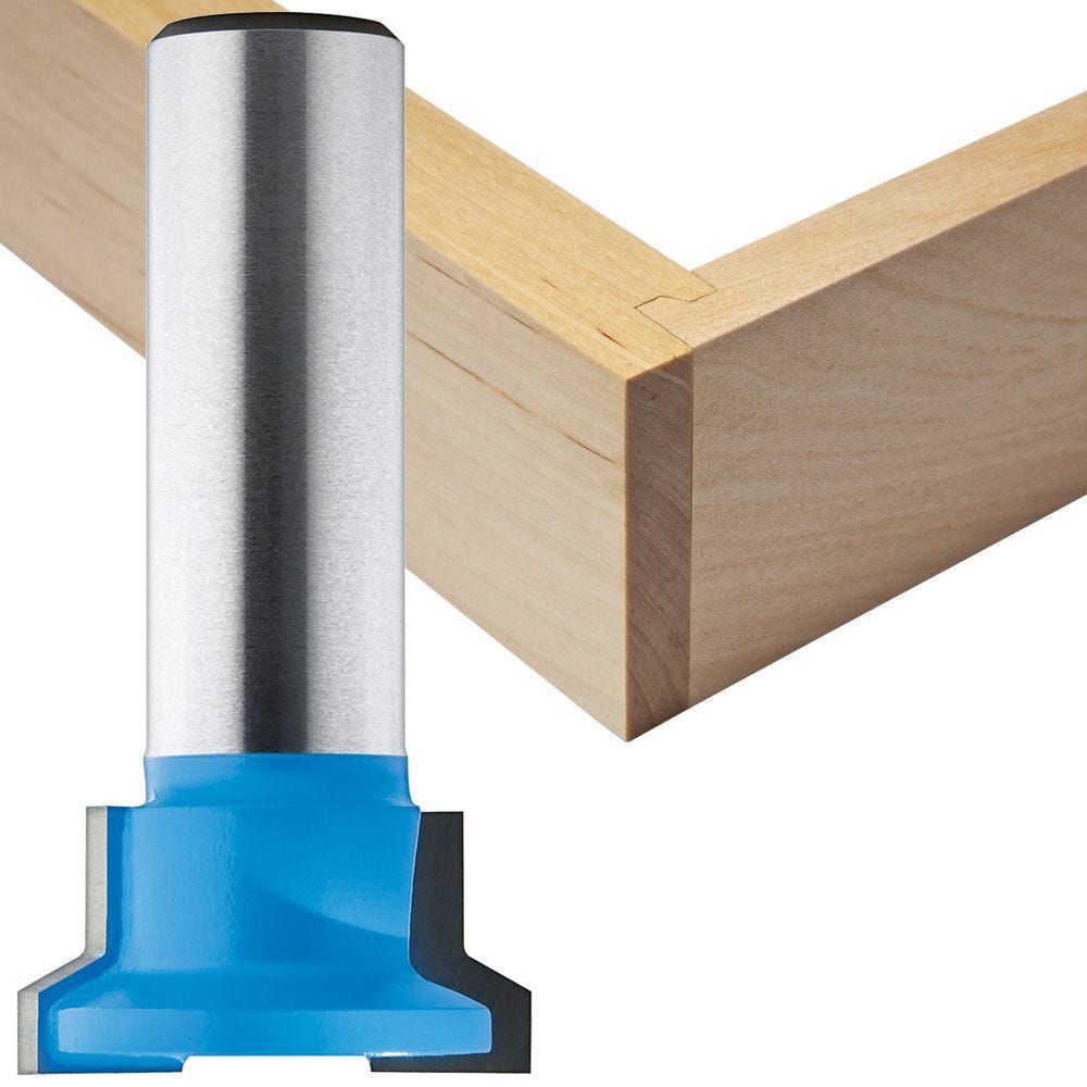 1'' Drawer Lock Router Bit | Rockler Woodworking and Hardware