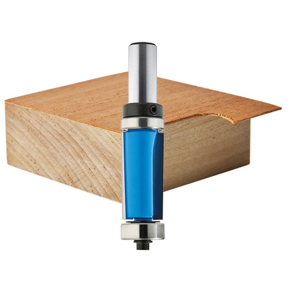 3/4'' Double Bearing Shear Flush Trim Router Bit | Rockler Woodworking and  Hardware