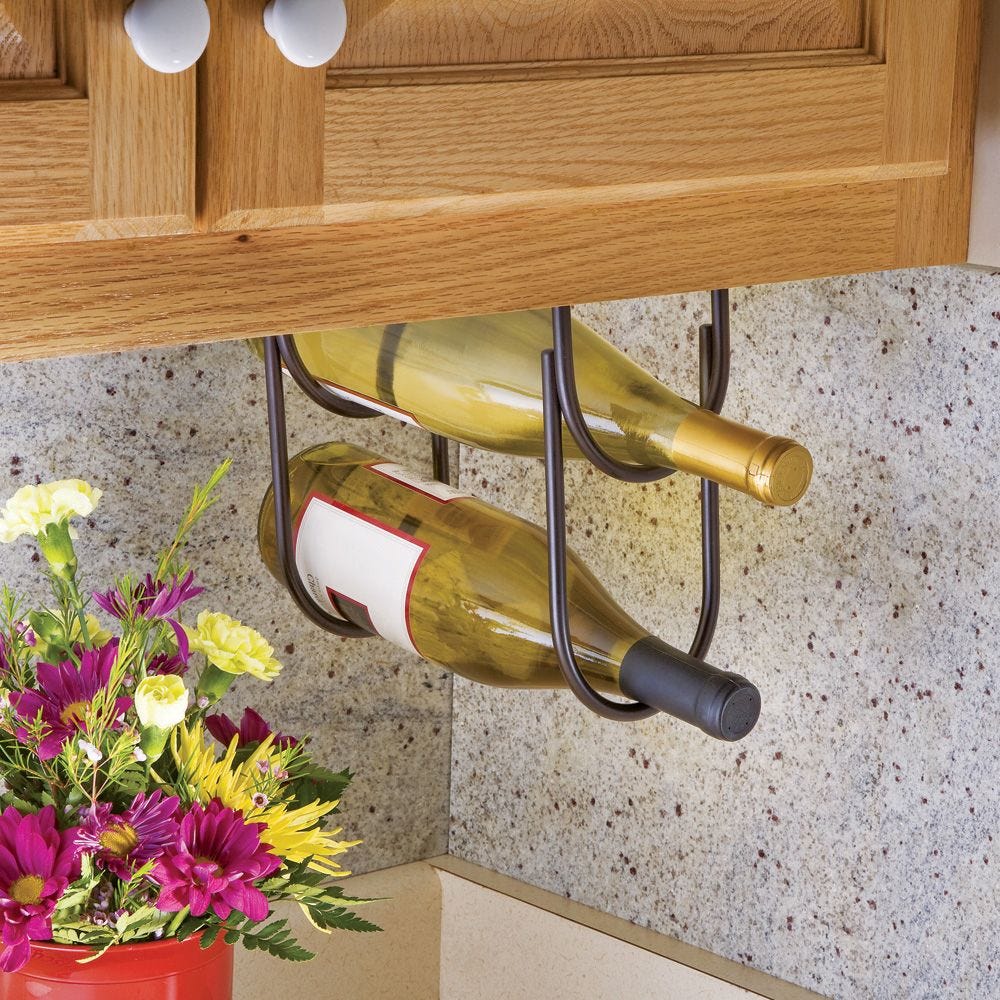 Rev-A-Shelf Under Cabinet Wine Bottle Rack (3250 Series) | Rockler  Woodworking and Hardware