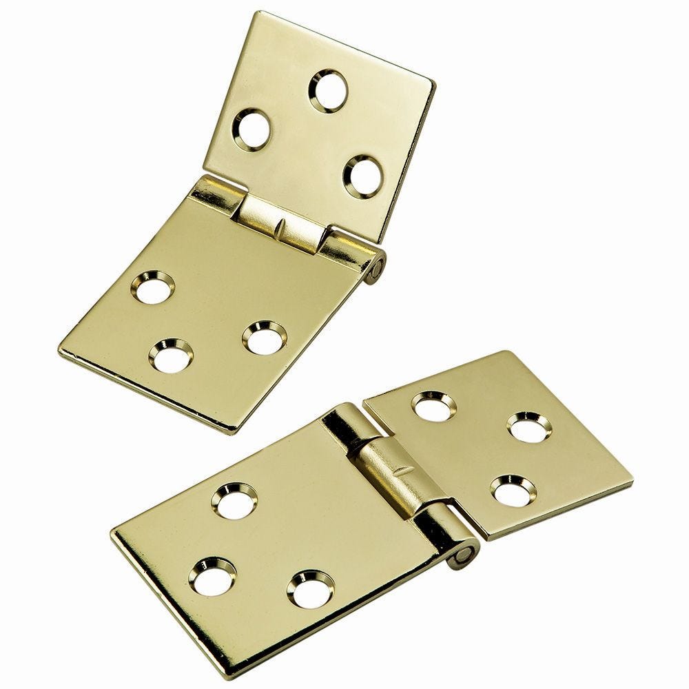 Drop Leaf Hinges (for Shaped Edge), Brass Plated | Rockler Woodworking and  Hardware