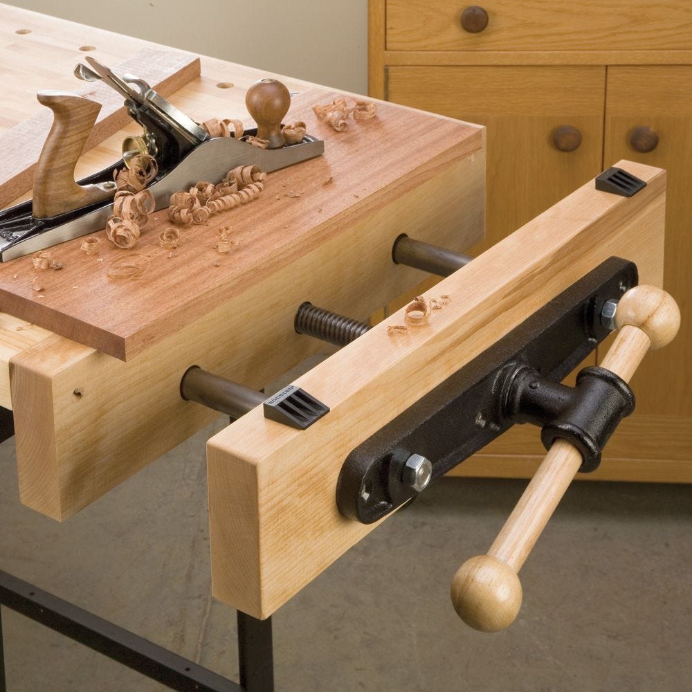 12" Quick Release End Vise | Rockler Woodworking and Hardware