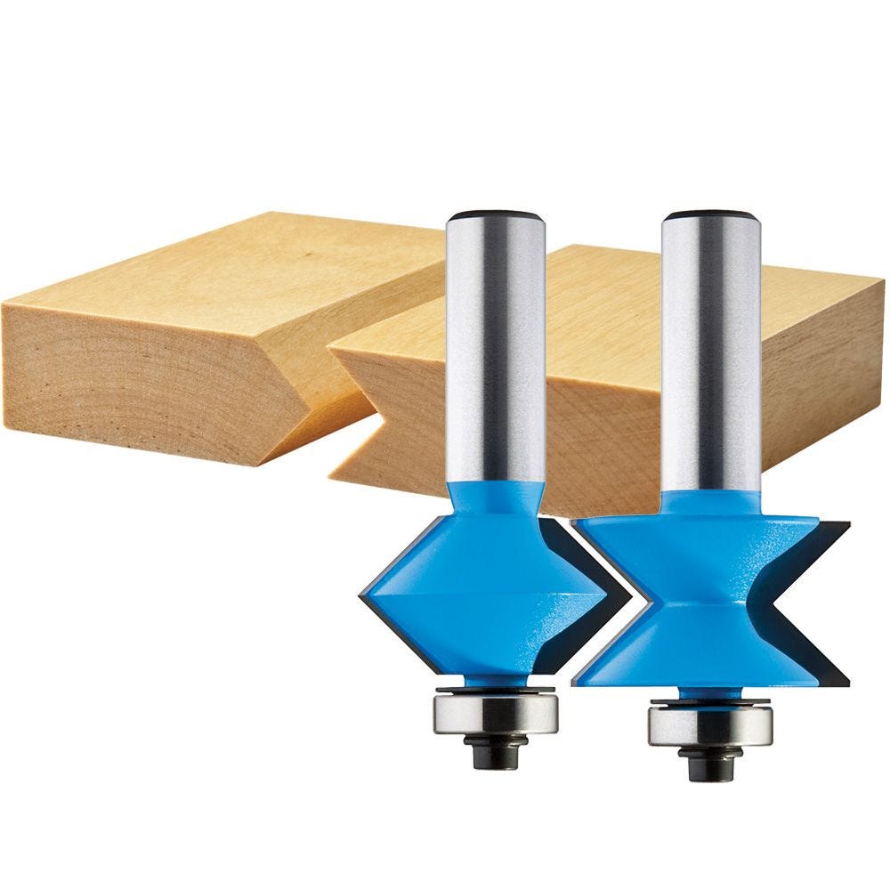 Edge V-Groove Router Bits | Rockler Woodworking and Hardware
