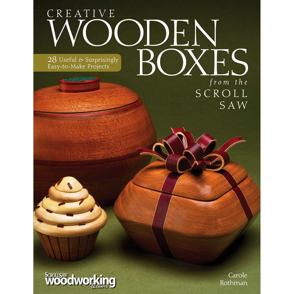 Creative Wooden Boxes From the Scroll Saw, Book | Rockler Woodworking and  Hardware