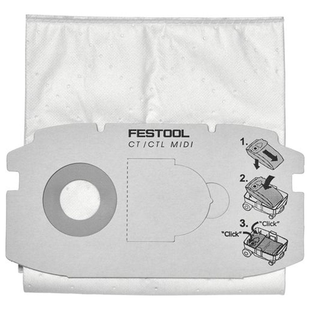 Self-Cleaning Filter Bags for Festool CT Midi, (498411) - Rockler