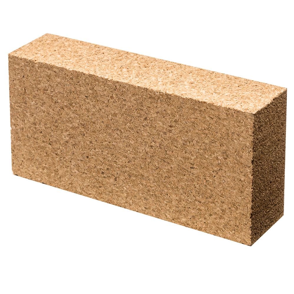 Cork Sanding Block, 2'' x 4'' x 1'' thick - Rockler