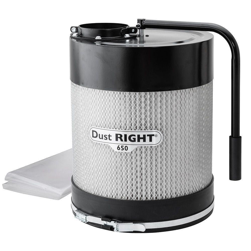 Dust Right® Canister Filter for Wall Mount Dust Collector | Rockler  Woodworking and Hardware