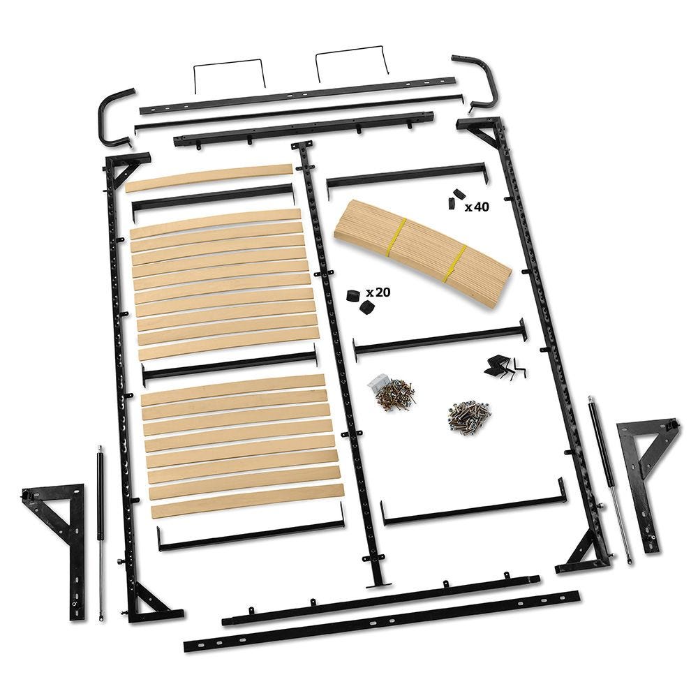 I-Semble Vertical-Mount Murphy Bed Hardware Kits with Mattress Platforms |  Rockler Woodworking and Hardware