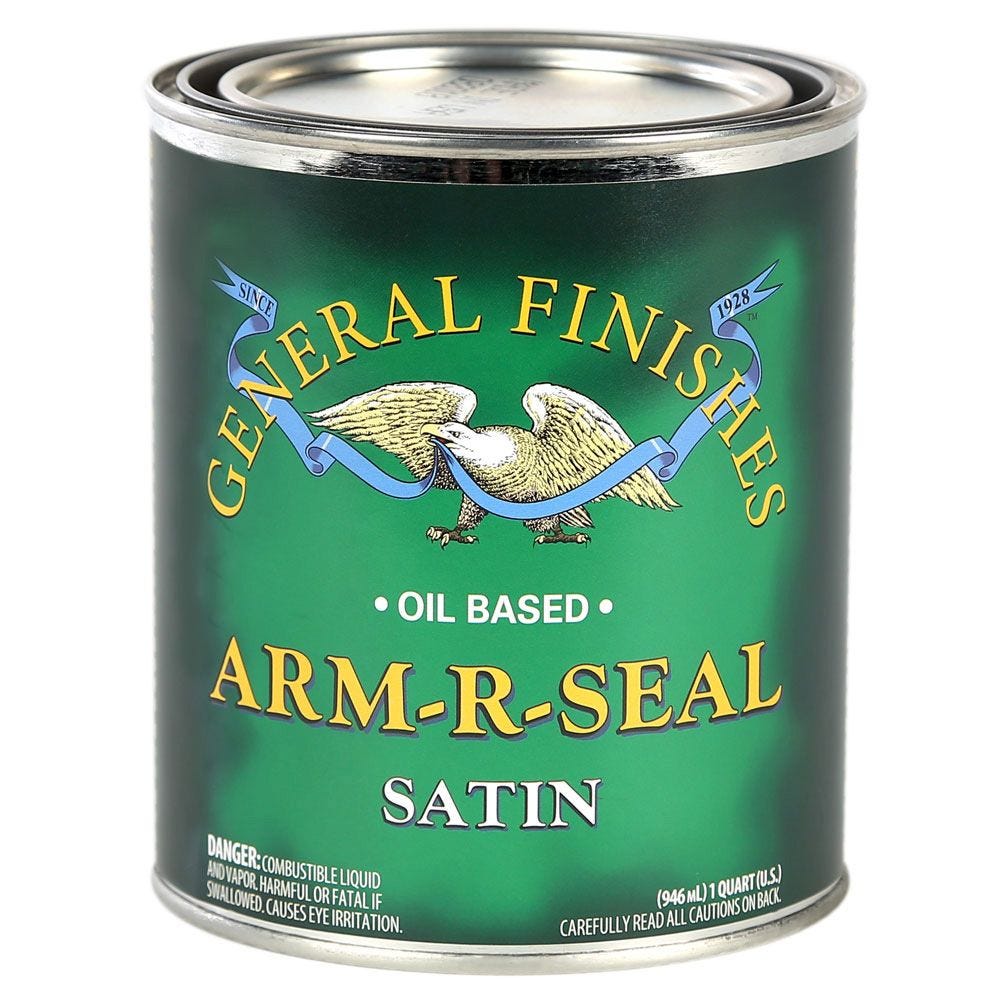 General Finishes Arm-R-Seal Urethane Topcoat-Satin | Rockler Woodworking  and Hardware