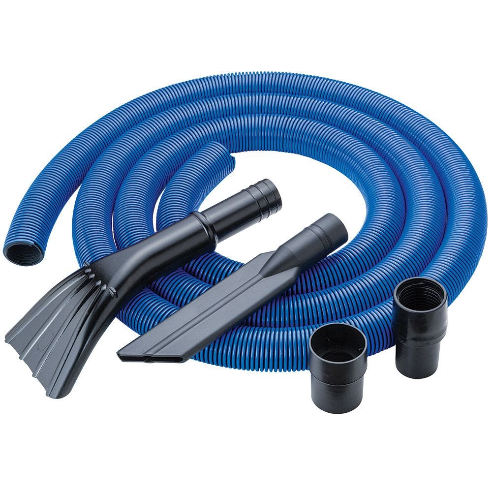 12' Heavy-Duty Shop Vacuum Hose Kit | Rockler Woodworking and Hardware