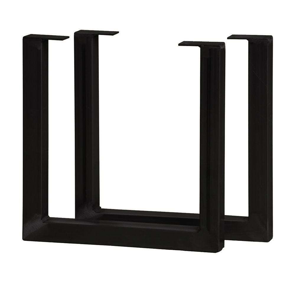 U-Shaped-Welded-Steel-Table-Leg-Set,- Rockler