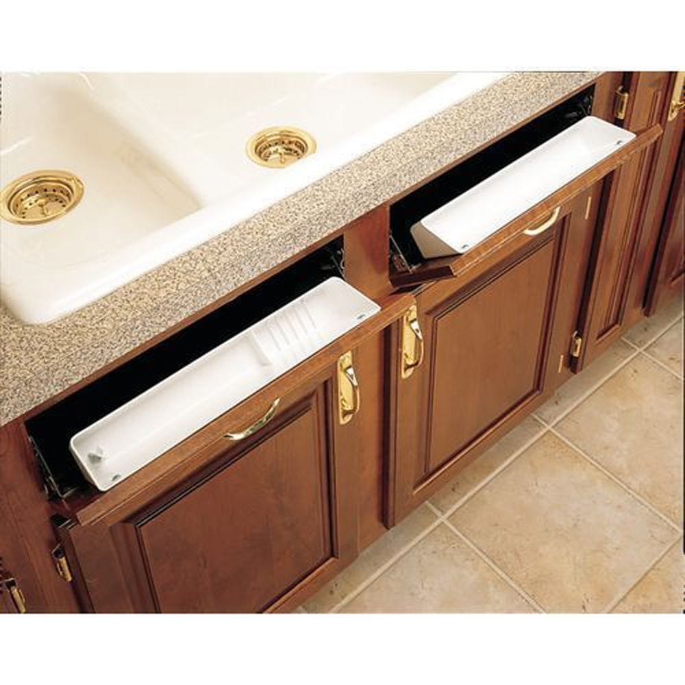 Rev-A-Shelf- Tip-Out Tray LD Deluxe w 45 Degree Hinges- Rockler