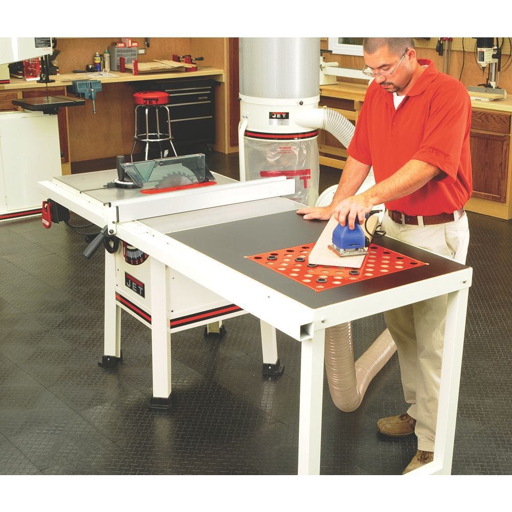 Jet Downdraft Table For Proshop or XactaSaws with Legs (708400) | Rockler  Woodworking and Hardware
