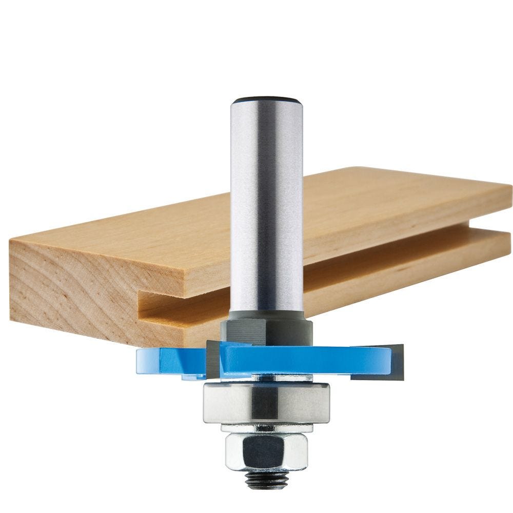 1/4" Shank 3 Wing Slotting Cutters Router Bits | Rockler Woodworking and  Hardware
