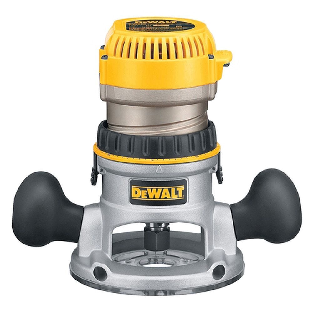 Dewalt DW616 Heavy-Duty 1-3/4 HP (maximum motor HP) Fixed Base Router |  Rockler Woodworking and Hardware