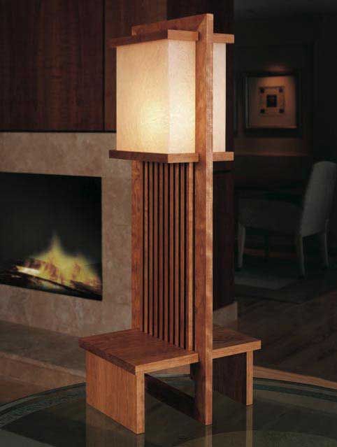 Woodworker's Journal Frank Lloyd Wright Lamp Plan | Rockler Woodworking and  Hardware