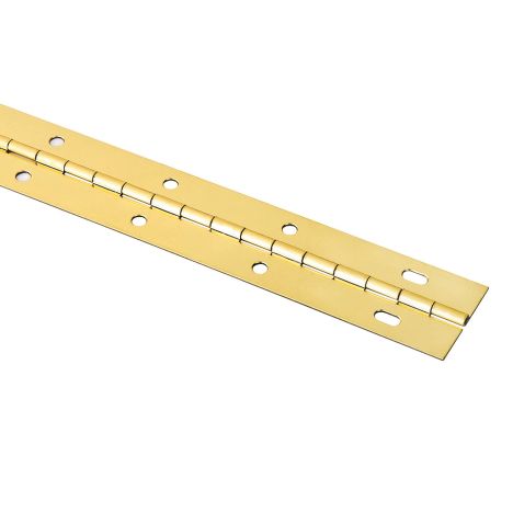 Slotted Piano Hinges in Brass Finish-Brass | Rockler Woodworking and  Hardware