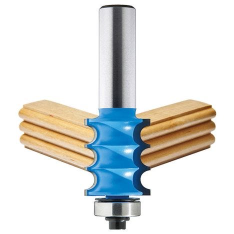 7/8'' Triple Bead Router Bit | Rockler Woodworking and Hardware