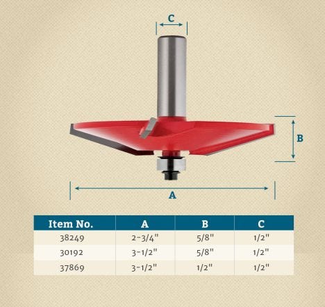 Freud Quadra-Cut Bevel Raised Panel Router Bits | Rockler Woodworking and  Hardware