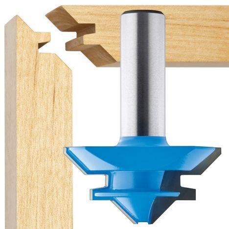 45° Lock Miter Router Bits | Rockler Woodworking and Hardware