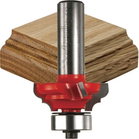 1-1/2'' Freud 38-504 Quadra-Cut™ Classical Cove & Round Router Bit |  Rockler Woodworking and Hardware