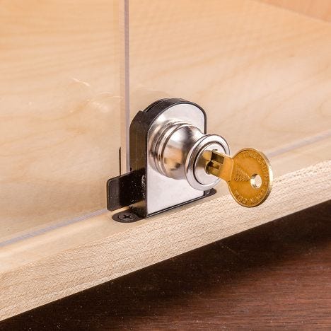 Glass Door Locks - Rockler Woodworking Tools