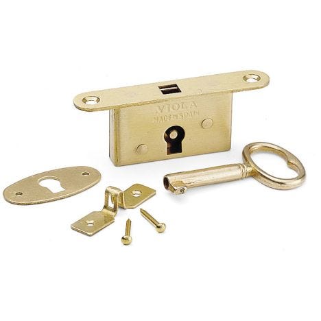 Full Mortise Small Box Lock | Rockler Woodworking and Hardware